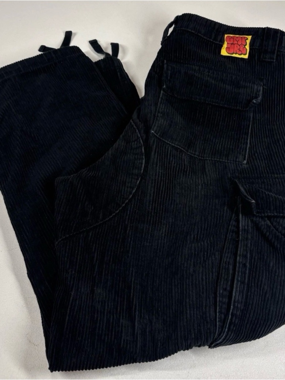 Vintage Empyre Corduroy Pants Mens 30x30 Black Baggy Fit Straight Y2K SK8 Skate